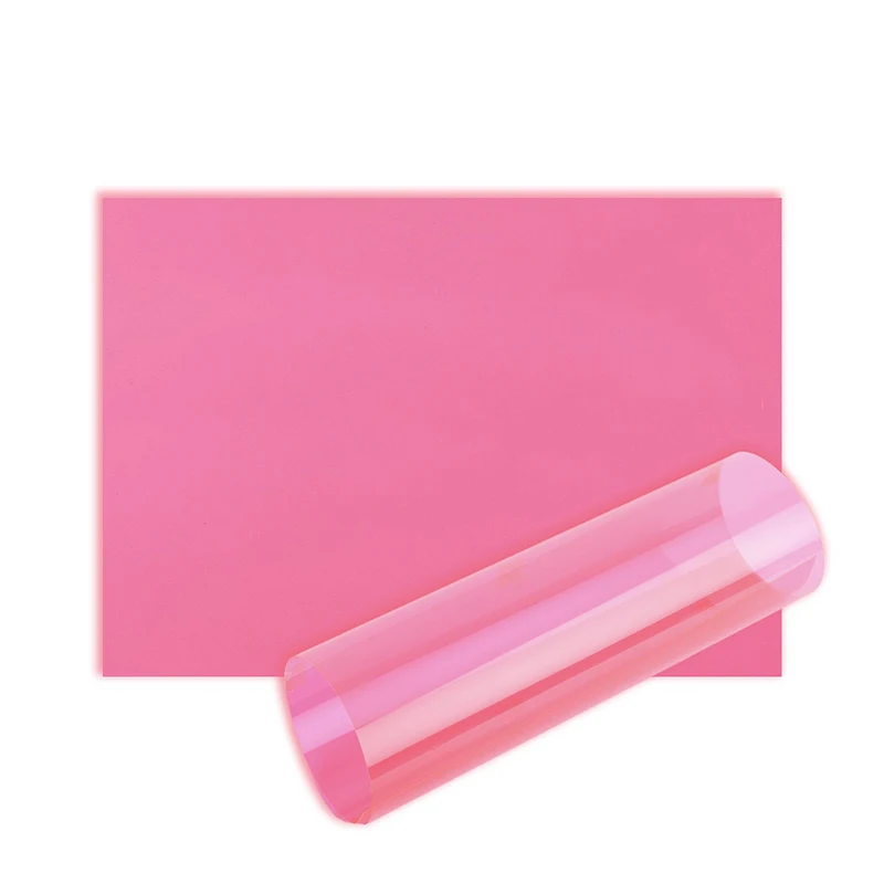 A4 0.3mm Thickness Clear Film Transparent PVC Sheet PVC Light Filter Gel Translucent Hard Sheet Sheet Colour Acetate