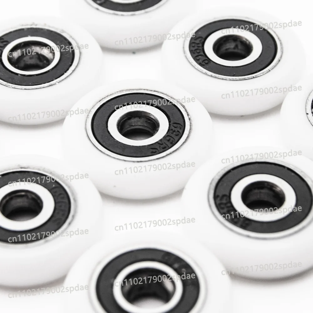10pcs/lot Diameter 19mm/20mm/22mm/23mm/25mm/27mm Fasteners Bathroom Bearing Door Runner Sliding Shower Door Roller