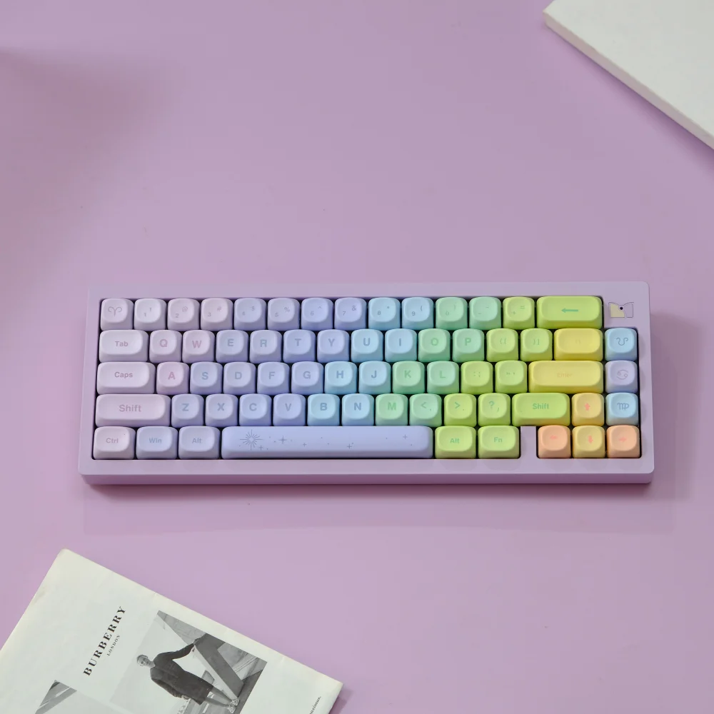 

132 клавиши Constellation Keycap XOA MOA Profile Dye Sublimation PBT Keycaps для механической клавиатуры MX, аксессуар ISO Enter