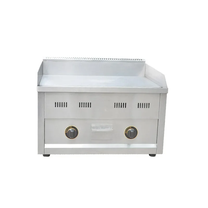 Gas grilling stove Teppanyaki Indian flying cake pancake machine Teppanyl squid steak chicken wings fried tofu snack machine
