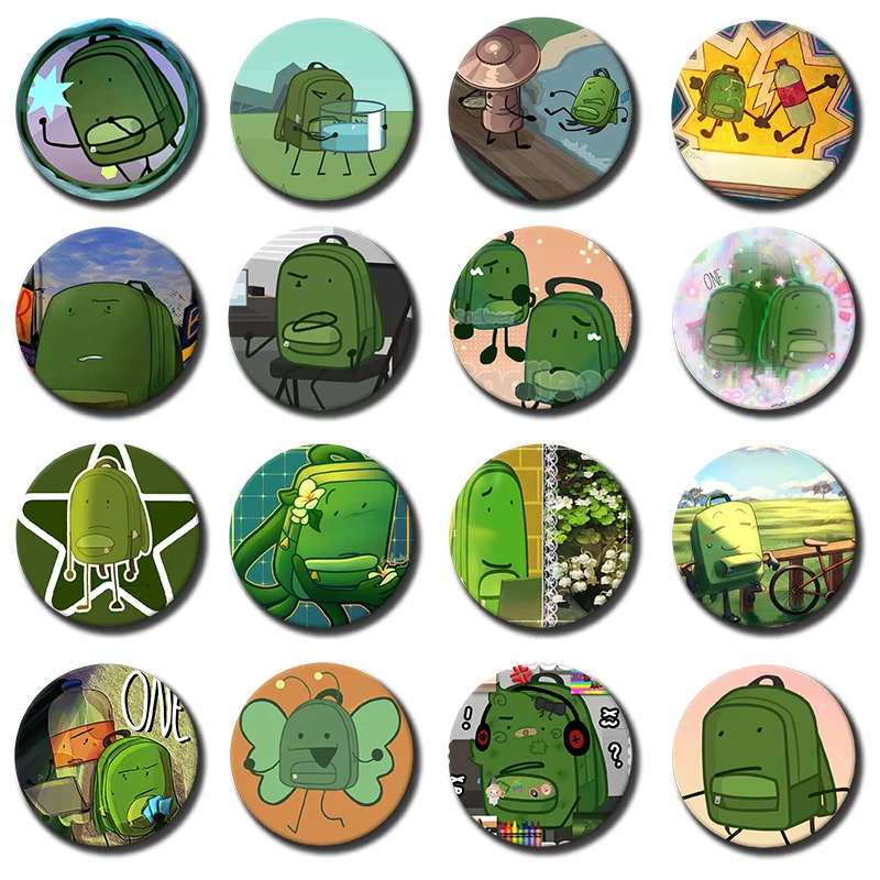 Pin de Botón Suave de Anime Kawaii Liam Plecak, Broches de Dibujos Animados Hfjone, Insignia, Accesorios para Bolsos, Decoración, Regalos para Niños, Fans y Amigos