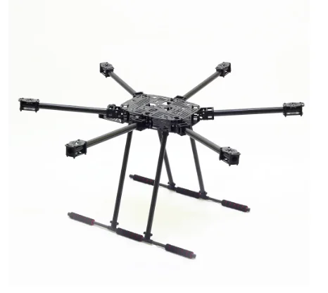 ZD850 Pełny Zestaw Ramy z Włókna Węglowego ZD 850 850MM do Hexacoptera z Sześciowirnikowym Silnikiem, Składane Ramiona, Zestaw Ramy z Niezłożalnymi Podwoziem do FPV