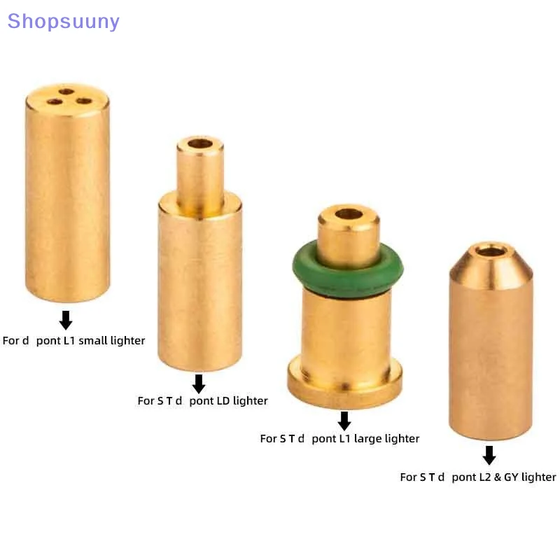 [SU]Gas Refill Adapter For Petrol Lighters Reusable Special Inflatable Brass Nozzle Copper Head[SU]