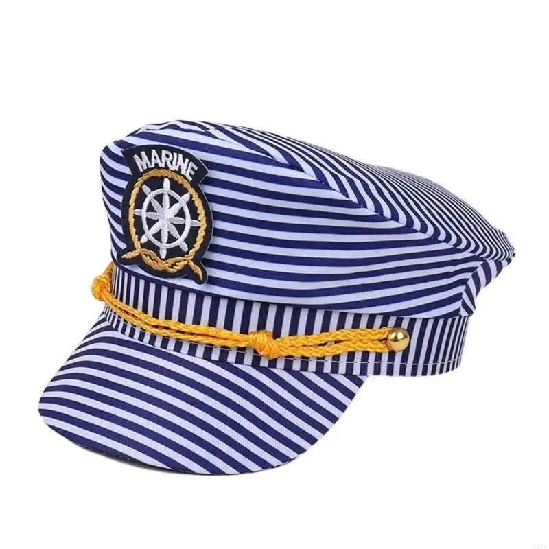 Adjustable Stripe Duck Tongue Hat Comfortable Wear Sunshade Caps Gift for Traveler and Fashion Lover Y166