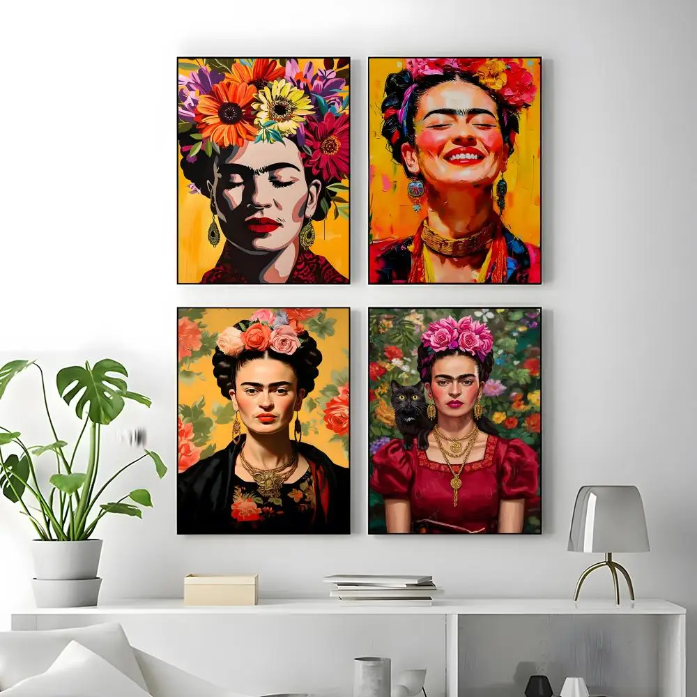 Art Frida Kahlo Painting Poster Classic poster and wall art prints are suitable for living rooms, bedrooms,and home