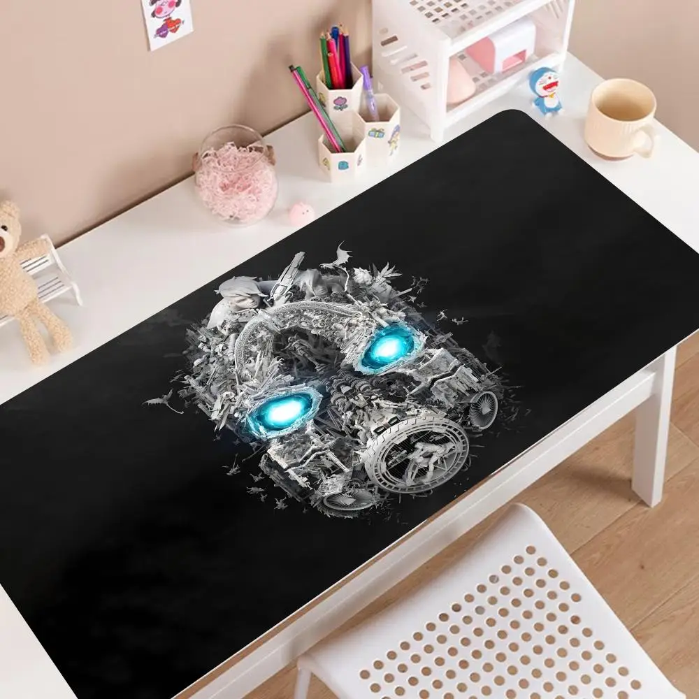 Hot-B-Borderlands-Games Mouse Pad kawaii XXL 800x400mm Gaming MousePad Large Mouse pad Gamer Mause Carpet PC Desk Mat keyboard p