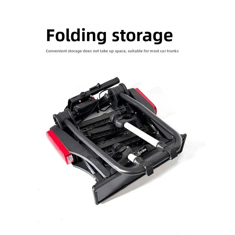 Foldable rear trailer hook car bicycle bracket belt