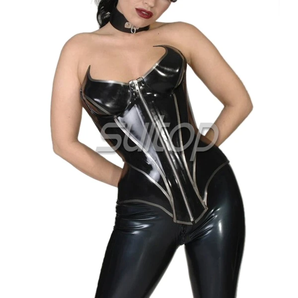

Suitop latex heavy corset only