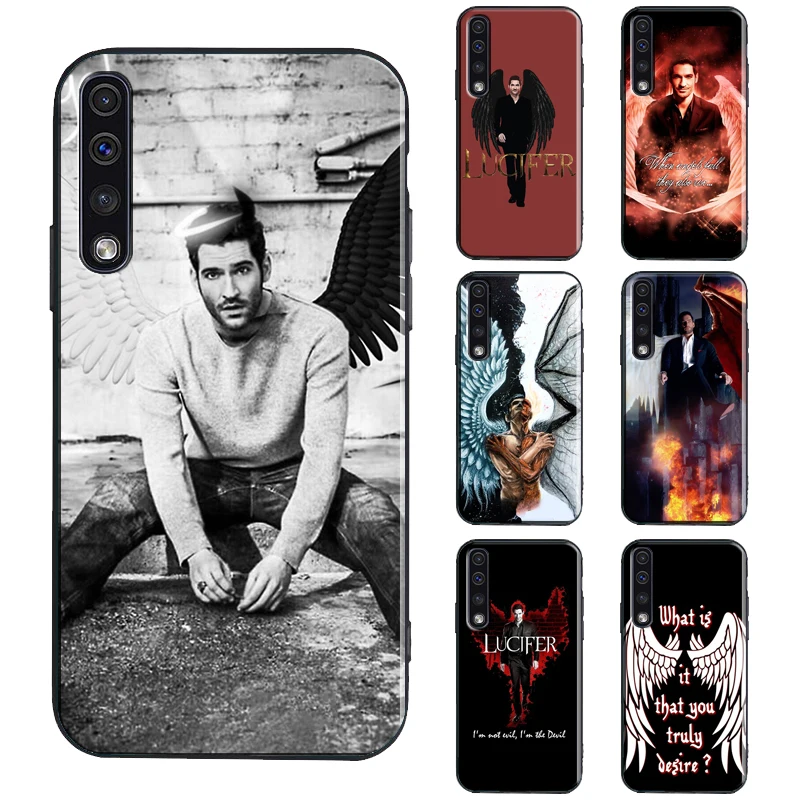 American TV Lucifer Angel Case For Samsung A51 A71 A11 A31 A41 A01 A02S A40 A50 A70 A21S A20e A12 A32 A52 A72 Cover