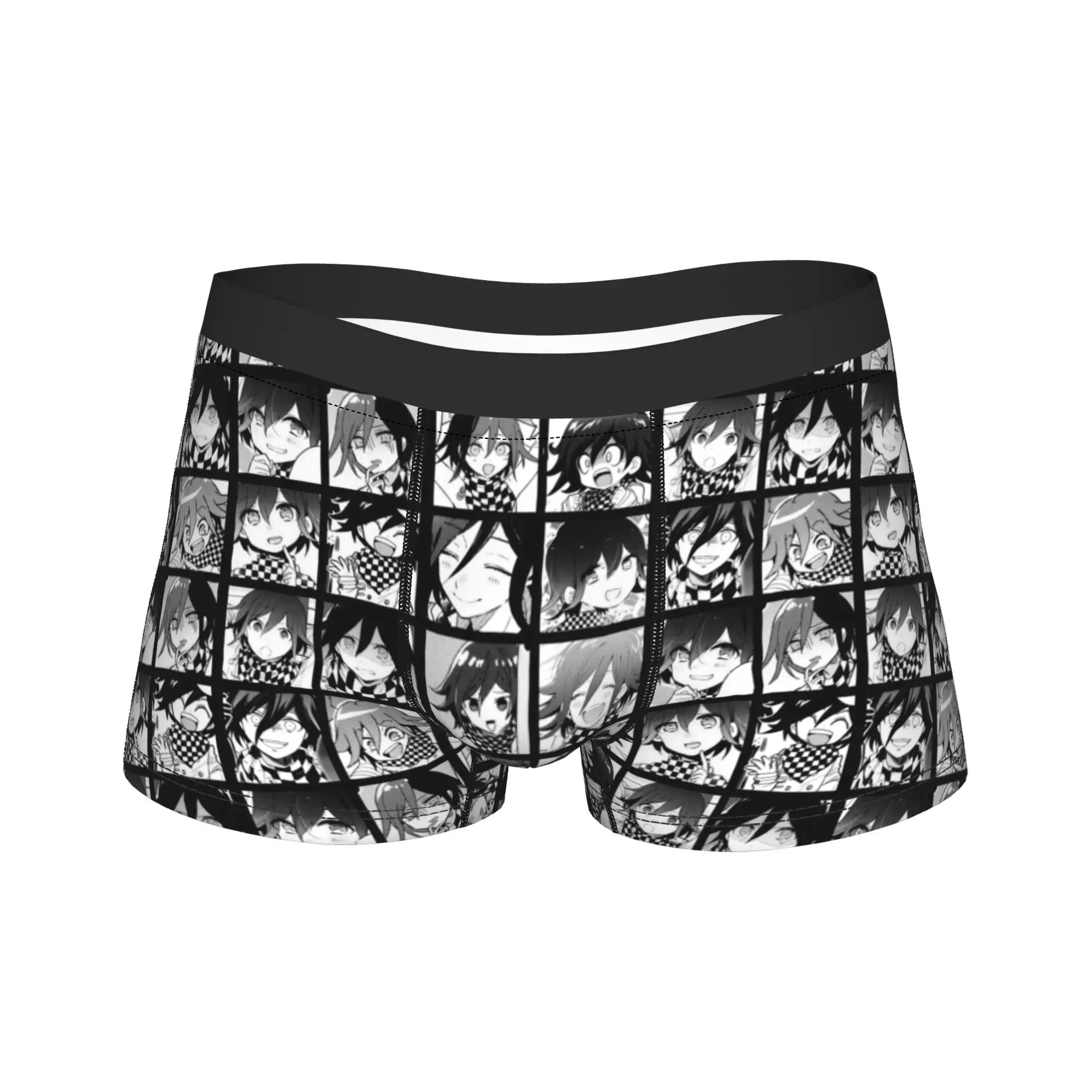 

Kokichi Manga Collection Men's Underwear danganronpa manga anime Boxer Briefs Shorts Panties Breathable Underpants Homme M-XXL