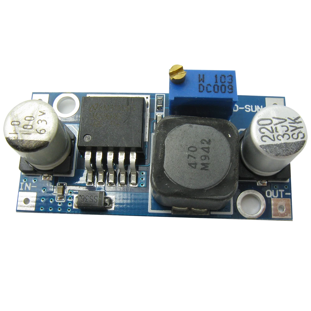 LM2596S DC-DC DC adjustable step-down power supply module voltage regulator board 3A 12/24 turn 12/5/3.3V LM2596ADJ LM2596HV