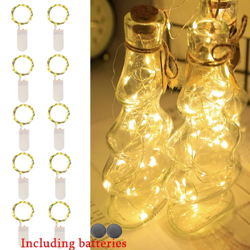 

Christmas Tree Decor Garland Holiday Fairy Lights 10pcs 5pcs Copper Wire LED String Lights Wedding Party DIY Natal Navidad 2025