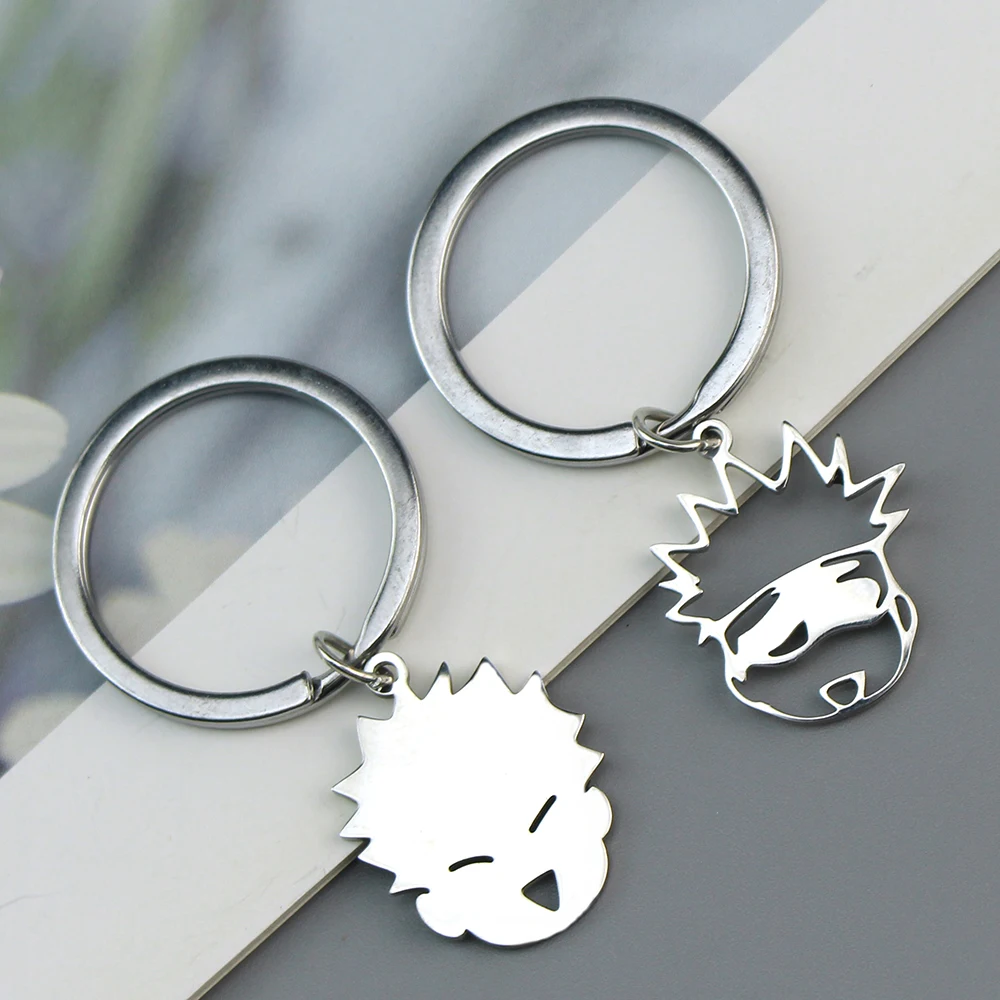 Anime Jujutsu Kaisen Cosplay Funny Keychain Gojo Satoru Geto Suguru Bag Pendant Keyring Bag Jewelry Gift