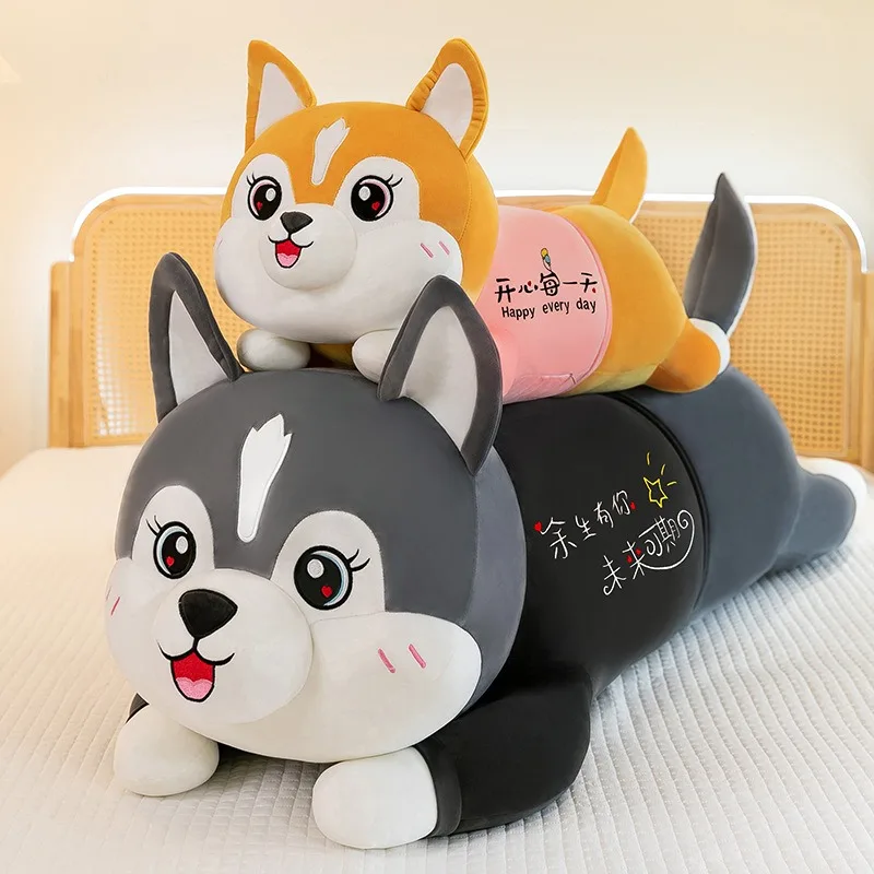 

Kawaii Shiba Inu Plush Toy Stuffed Doll Sleeping Pillow Cuddly Plushie for Kids Birthday Gift Cute Husky Bedtime Buddy