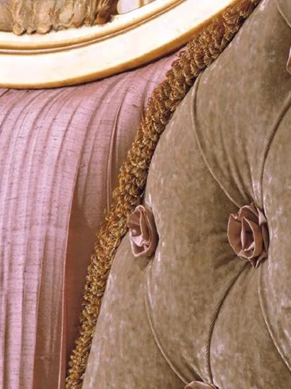 Двуспальная кровать, кровать принцессы, французская роскошь, итальянская кровать-вилла