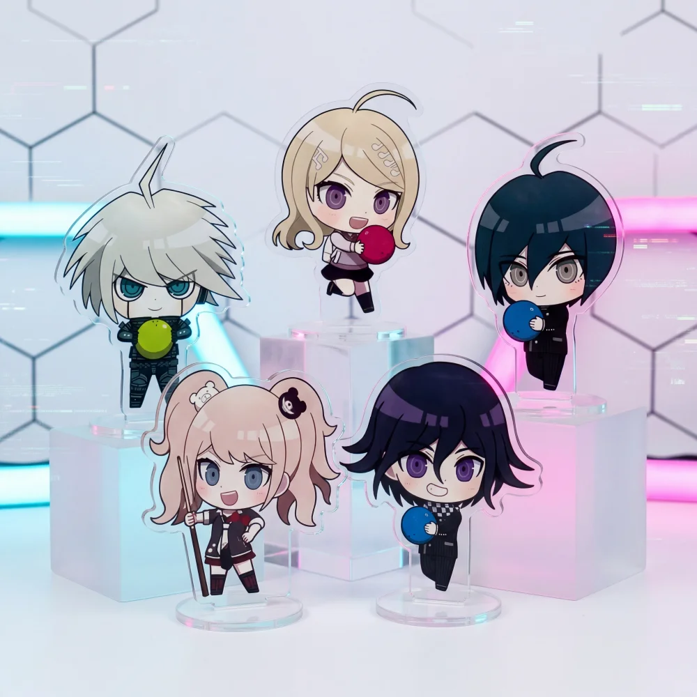 

Anime Danganronpa: Trigger Happy Havoc Acrylic Stand 10cm Badge Game Character Display Plate Keychain Cartoon Decor Fans Gifts