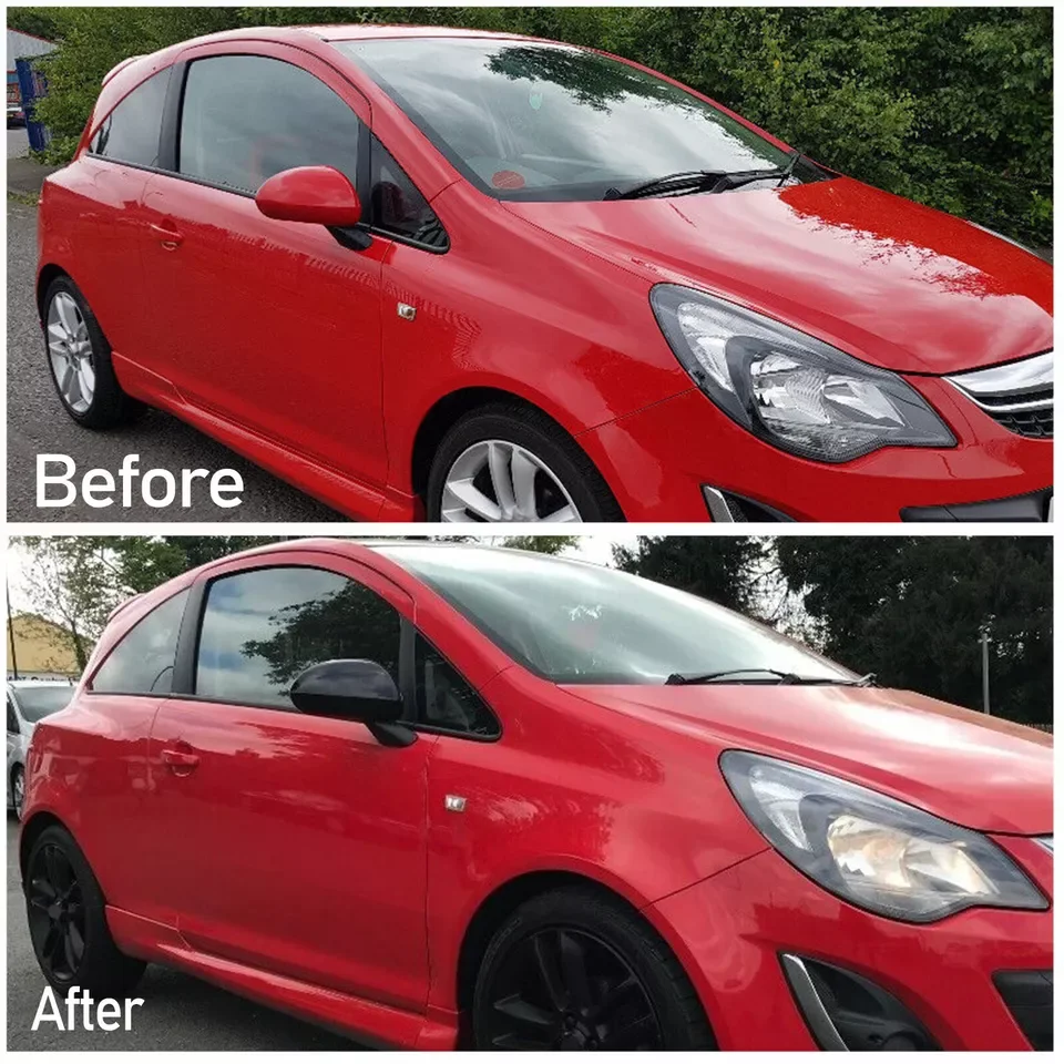 Pair Replacement For Vauxhall OPEL Corsa D 2006-14 E 2014-2019 Rearview Side Mirror Covers Cap Rearview Mirror Cap Covers