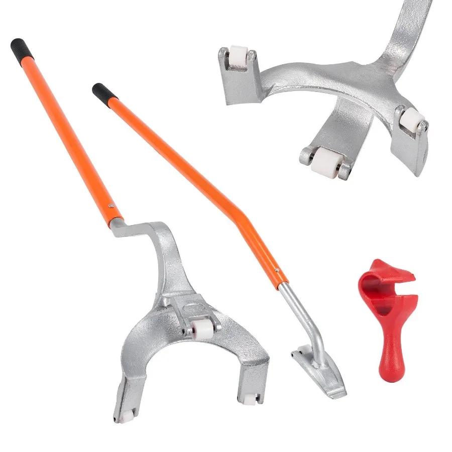 

Tire Mount Demount Tool 22.524.5 Manual Steel Tire Changer Mount Demount Removal Tool with Extra Bead Keeper Tubeless Truck Be