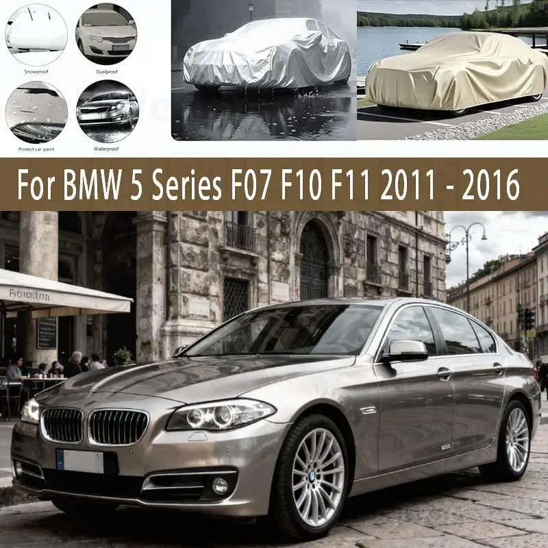 

For Outdoor Full for BMW 5 Series F07 F10 F11 2011 2016 Snow Sunshade Waterproof Dustproof Protection Car Covers