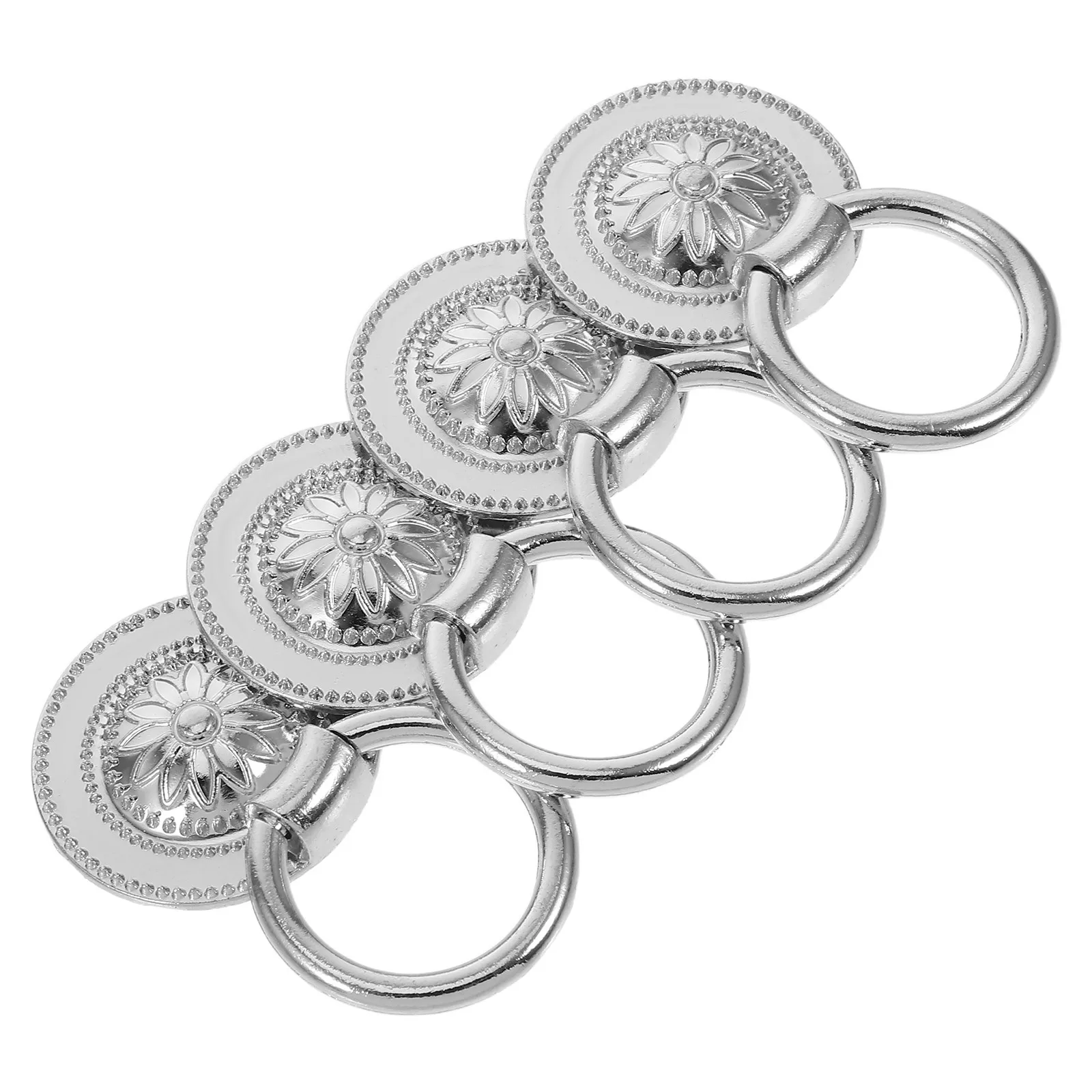 

4 Pcs Handle European Style Dresser Pull Cabinet Drawer Pulls Decorative Handles Farmhouse Kitchen Hardware Bedroom