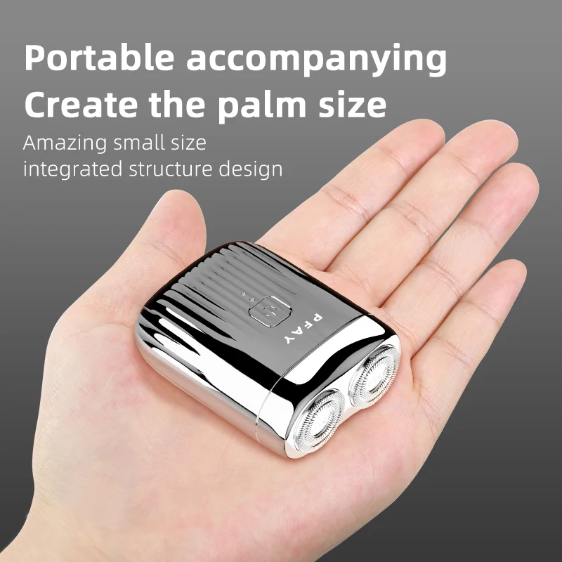 Электробритва PFAY IPX7 Мужская водонепроницаемая, перезаряжаемая машинка для влажного и сухого бритья, триммер для бороды