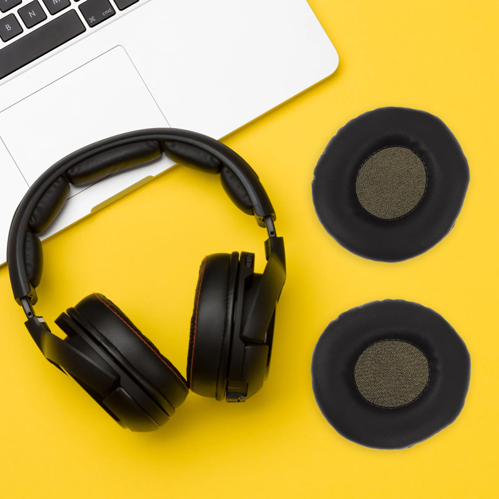

2pcs Replacement Cushions For E40Bt E30 72Mm Headset Comfortable Durable Soft Ear Pads Headphone Accessories Ear