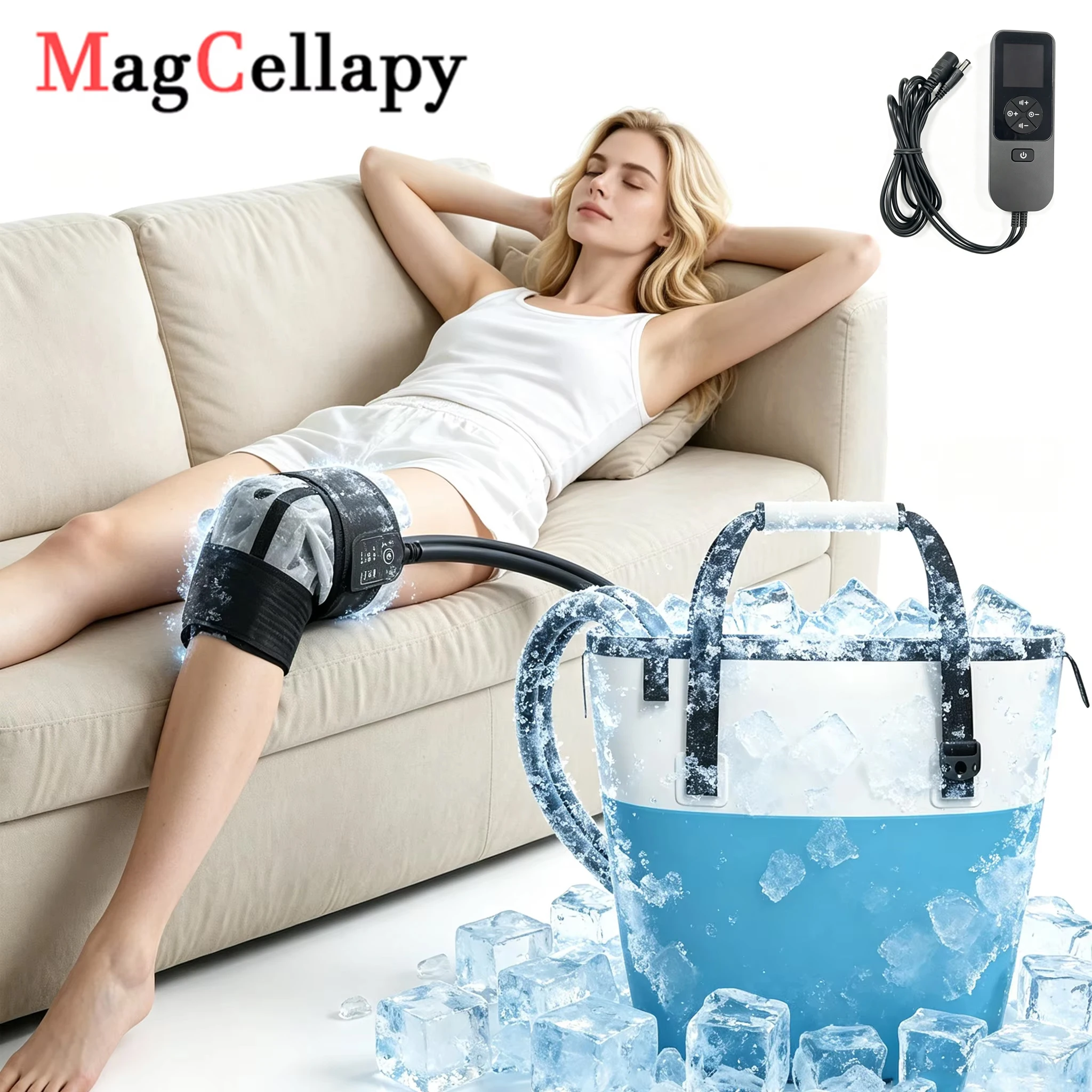 Cold Therapy Massage Machine Ice Machine for Knee After Surgery Cryotherapy Pain Relief Cold Water Circulation System for Knee