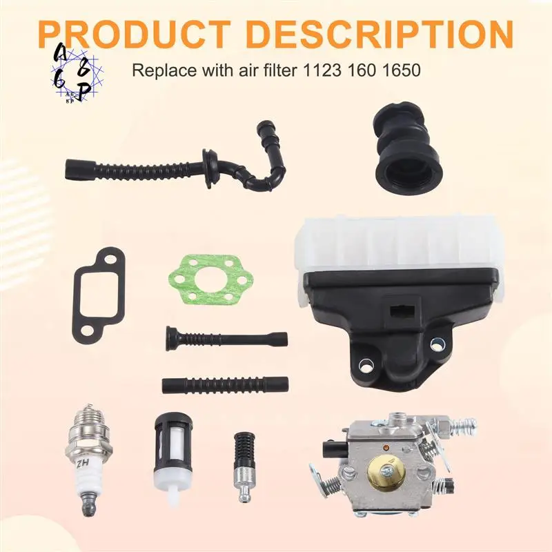 

Комплект воздушного фильтра карбюратора A68P для бензопилы Stihl 021 023 025 MS210 MS230 MS250 250 1123 120 0605, 1123 160 1650
