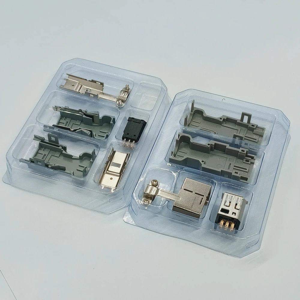 5 Stück CN3 Motor-Encoder USB-Anschlussbuchse 55100-0670 IEEE 1394 - 6-PIN-Stecker 55100-0600 SM-6P M-6P Kabelstecker männlich weiblich – Detail 4