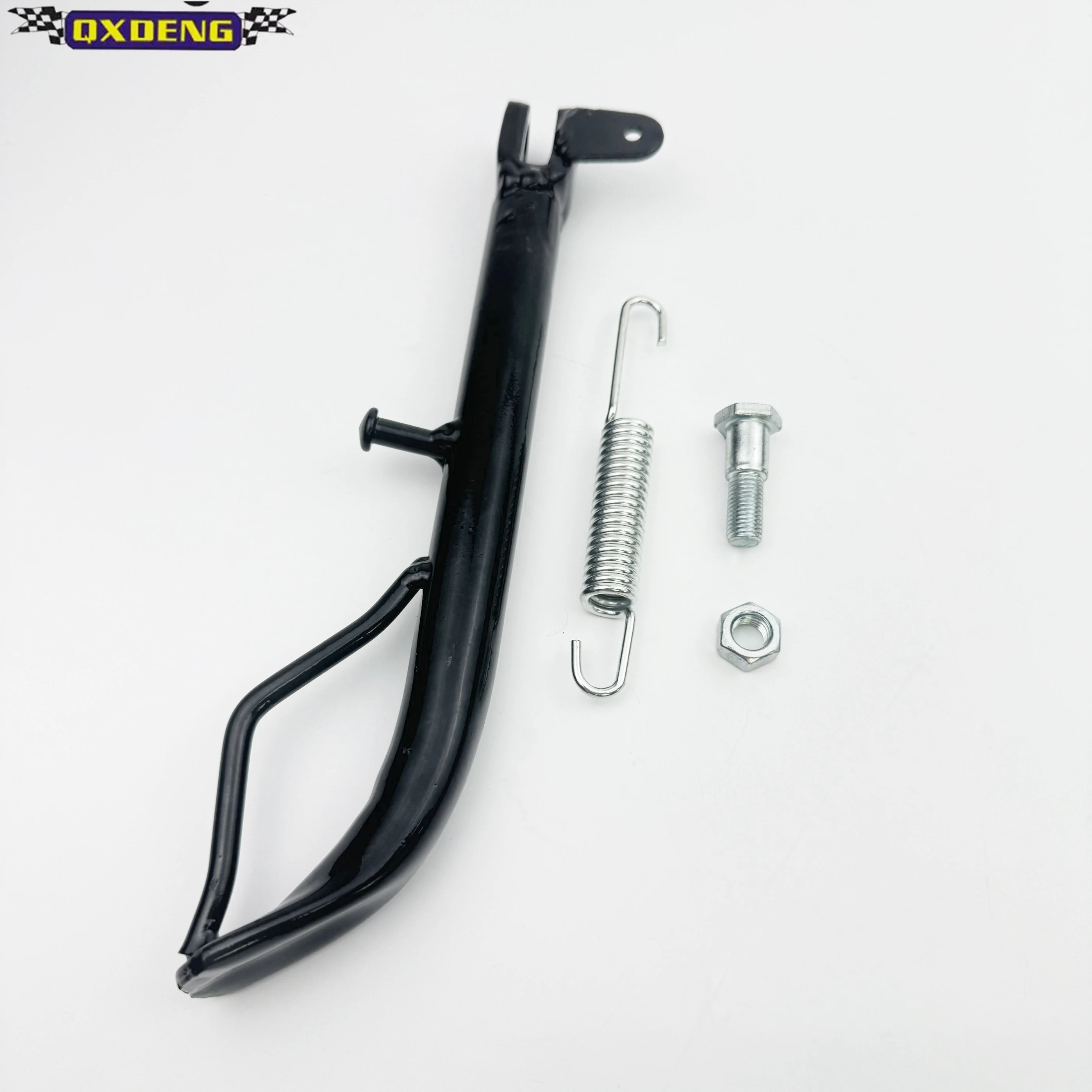 

0039 For Yamaha YBR125 YBR 125 125cc Motorcycle Kickstand Side Liner Frame Footrest Bracket Set with Spring Bolt