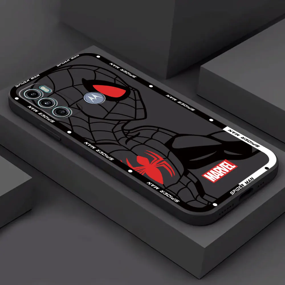 TPU Soft Phone Case for Motorola Moto G60 G73 G60s G52 G53 G32 G30 G50 G22 G51 G71 G72 G31 Spider Iron Man Venom Deadpool Cover