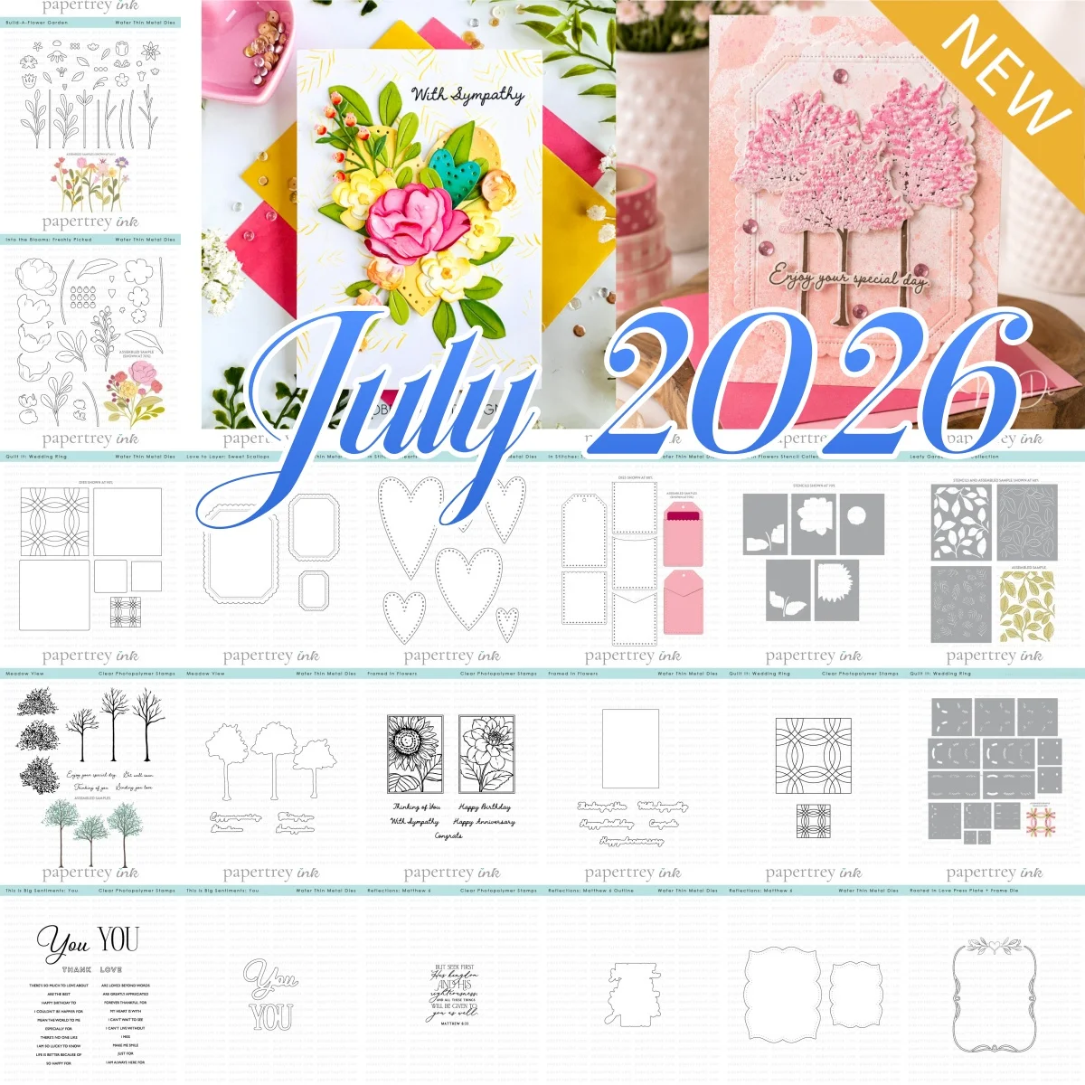 Meadow Flower Garden Wedding Ring Metal Cutting Dies Clear Stamps Stencil Hot Foil for DIY Making Card Scrapbook July 2026 New