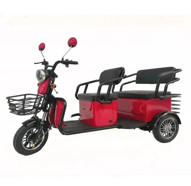 

Electric Tricycle for Passenger and Elder People with Basket 2 Seats 500/800W