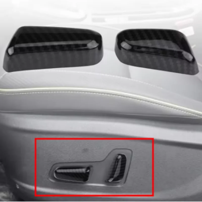 

Matte seat adjustment knob button switch trim accessories 2 / modified door interior triangle trim (for Hyundai IX35 2018-2023)