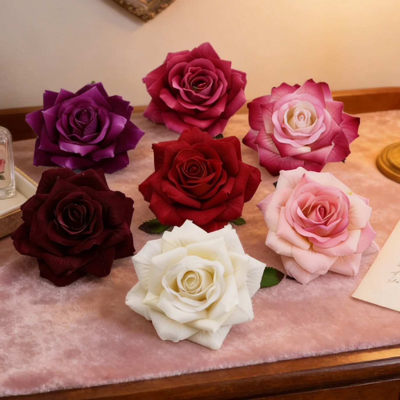 Couronne de fleurs artificielles pour mariage, saint-valentin, Scrapbooking, têtes de Roses en soie, cadeaux de bricolage, accessoires de décoration de salle de maison, 5/10 pièces