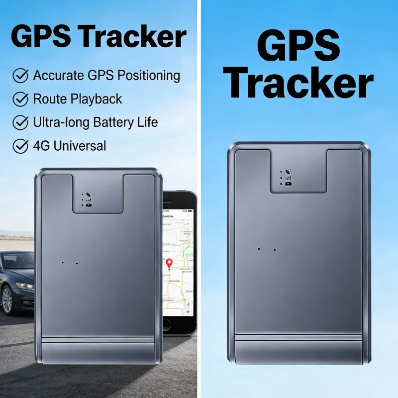 GPS Locator, Vehicle Strong Magnetic Free Installation 4G Full Netcom Beidou Satellite Locator Q16 Anti-lost Device