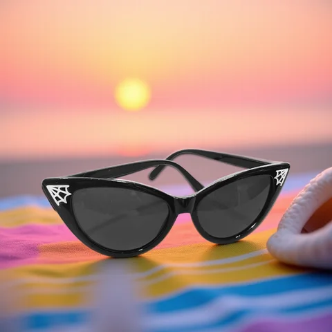 Güneş gözlüğü Kedi Gözü Örümcek Ağı Güneş Gözlüğü Gotik Aksesuarları Gotik Cadılar Bayramı Yaz Plaj Düğün Süslemeleri Bekarlığa Veda Partisi