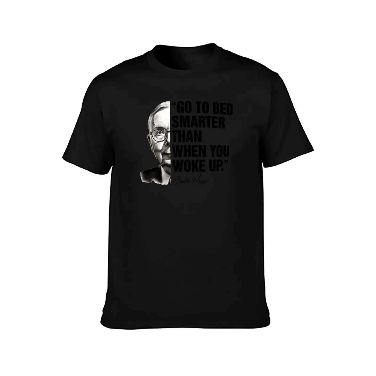 Charlie Munger inspirational quote - self improvement T-Shirt Plus Size Short Sleeve T-Shirt