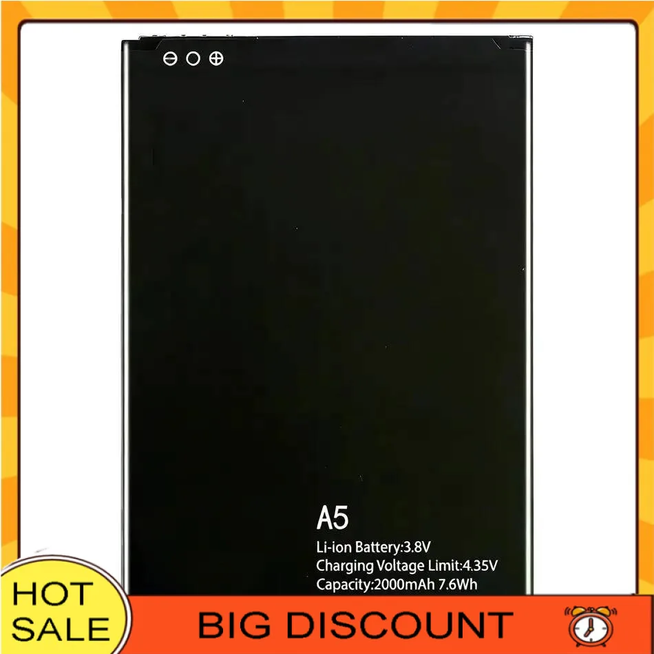 

2000Mah Safe Reliable Power Mobile Phone Battery For Blackview A5