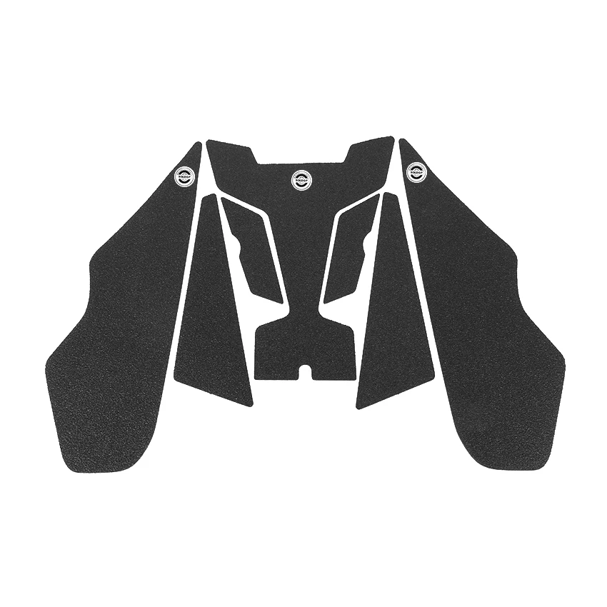 Se adapta a Cyclone RC401 2022 2023 2024 años, almohadillas laterales para tanque de combustible de motocicleta, calcomanías protectoras para el cuerpo, parches adhesivos de espina de pescado