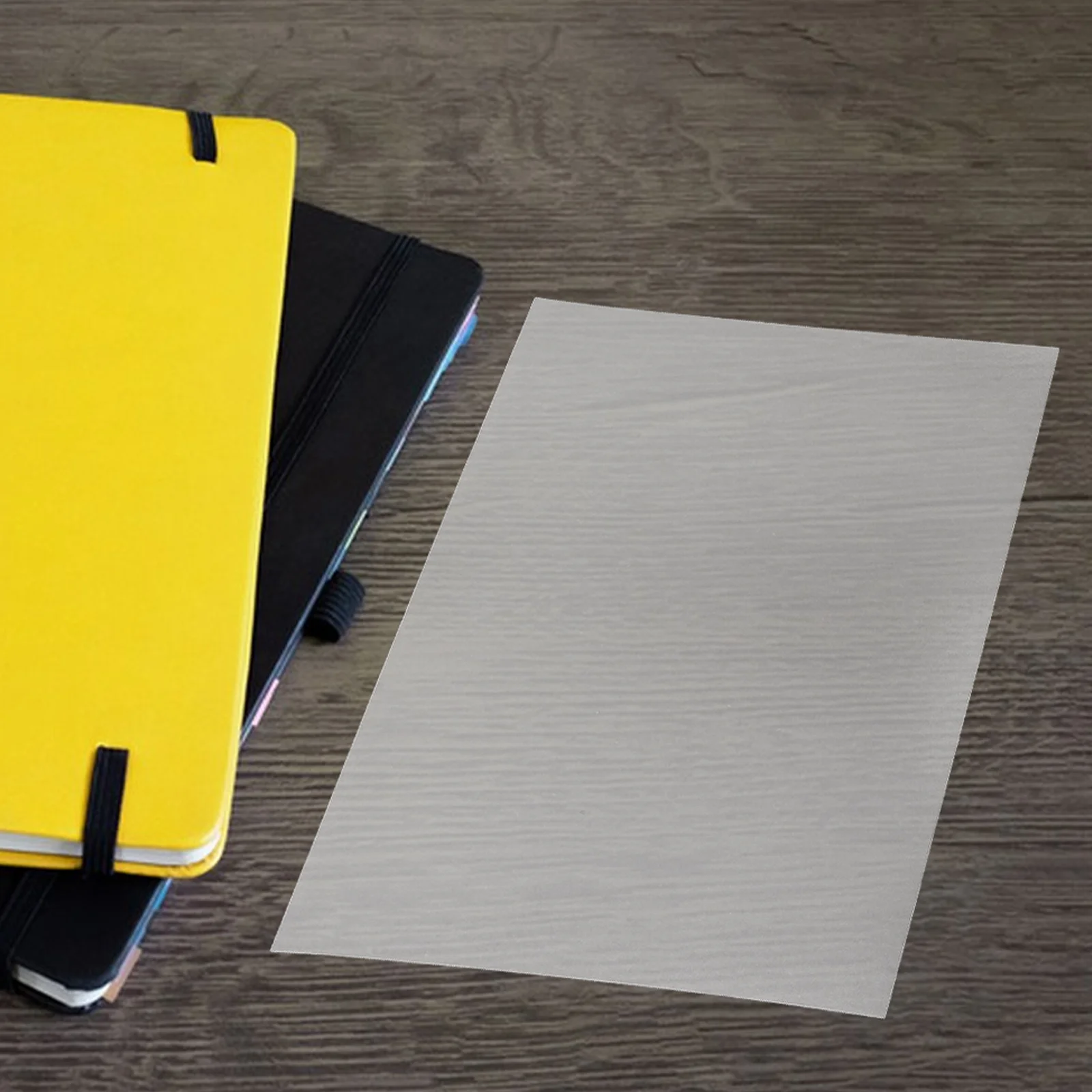 

100 Pcs Transparent Book Cover Notebook Clear File Frosted Plastic Binder Travel
