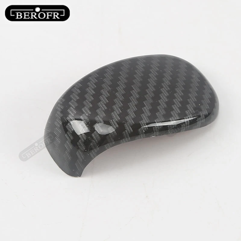 For Honda ENVIX 2019  ABS Carbon fibre Car Styling Gear Shift Knob Head Cover Trim Interior Accessories