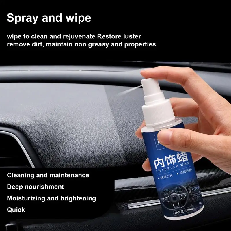 For Refer To Description  Interior Cleaner And Protectant Non-Greasy Interior Detailer Car Restoring Liquid Vehicle Detailing &