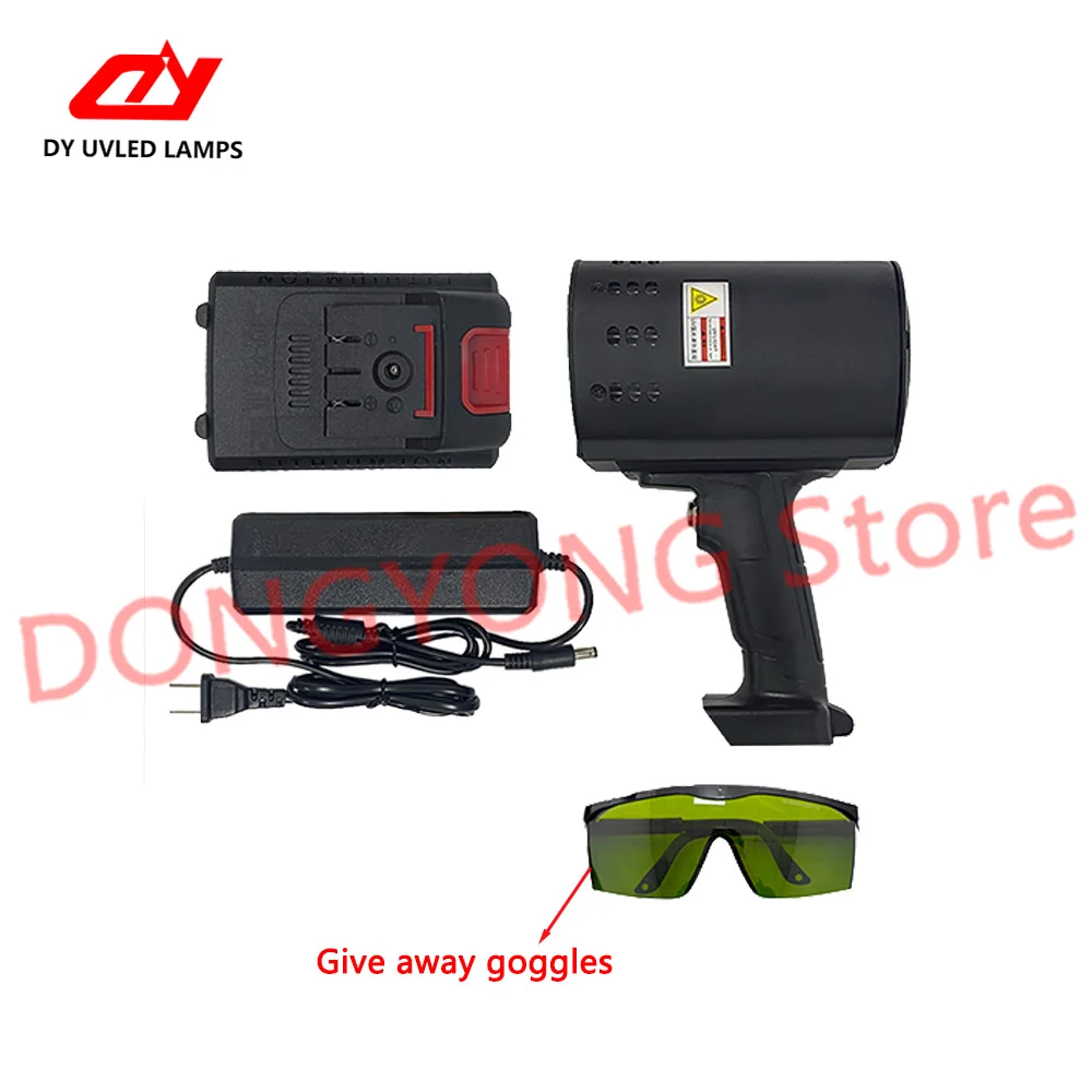 หลอดไฟยูวีแบบมือถือ 110 วัตต์ สำหรับซ่อมรถยนต์ อบสี ฉีดสี หลอดไฟ LED สำหรับอบแห้ง ตรวจสอบความเสียหายรถยนต์ ไฟฉาย