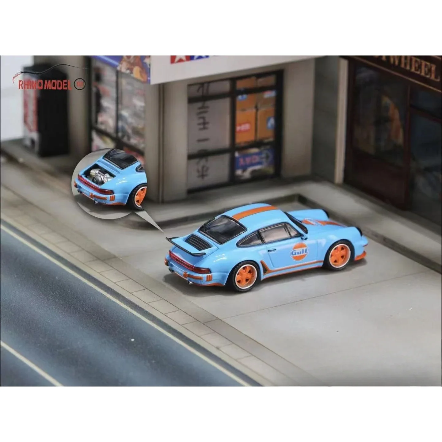 

1:64 Porsche Singer Turbo 930 GULF Gulf Petroleum Alloy Model