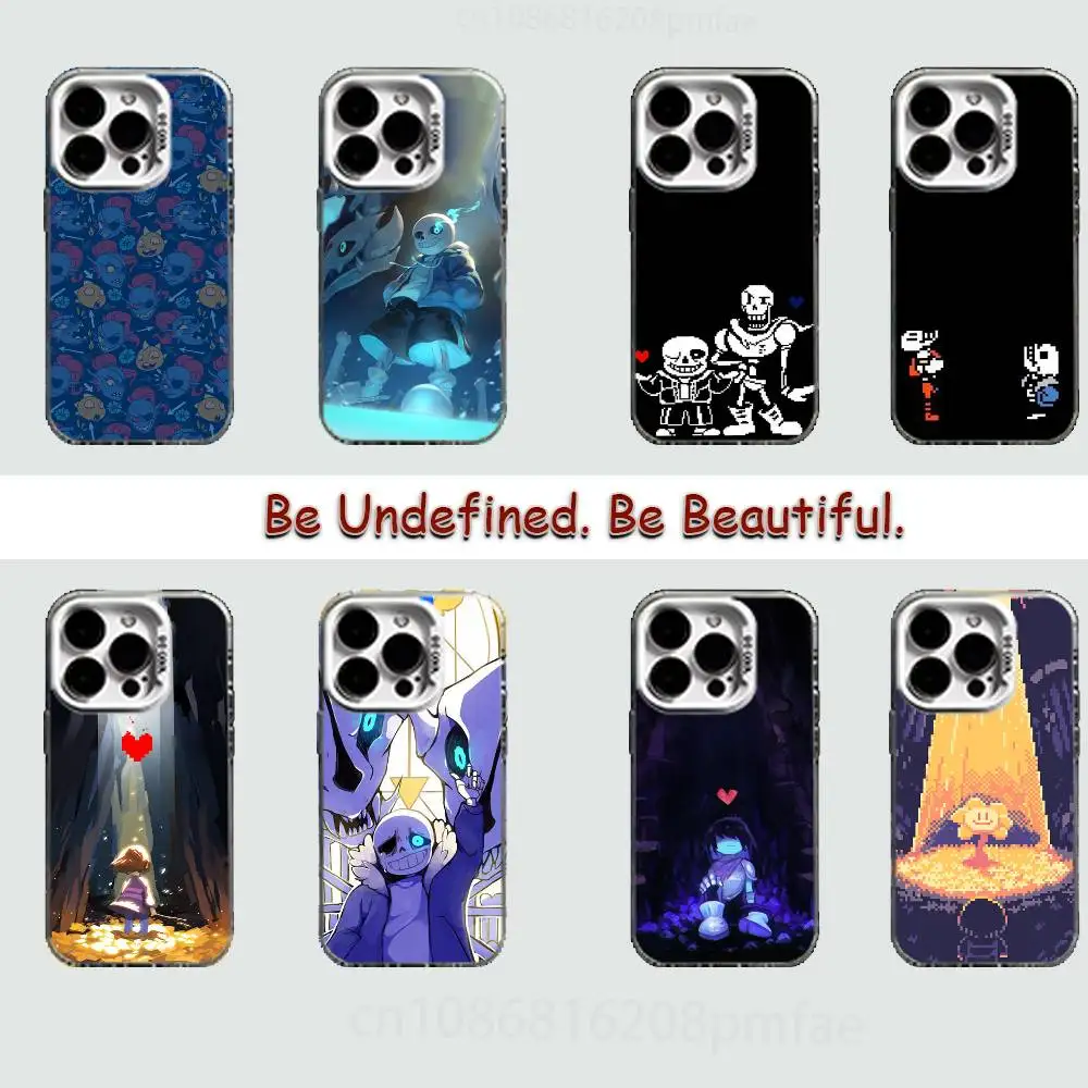 

Game U-Undertale-es Case for iPhone17 16 15 14 13 12 11 Pro Max Plus Air 16E X XR XS Max Hard Shockproof Bumper Cover