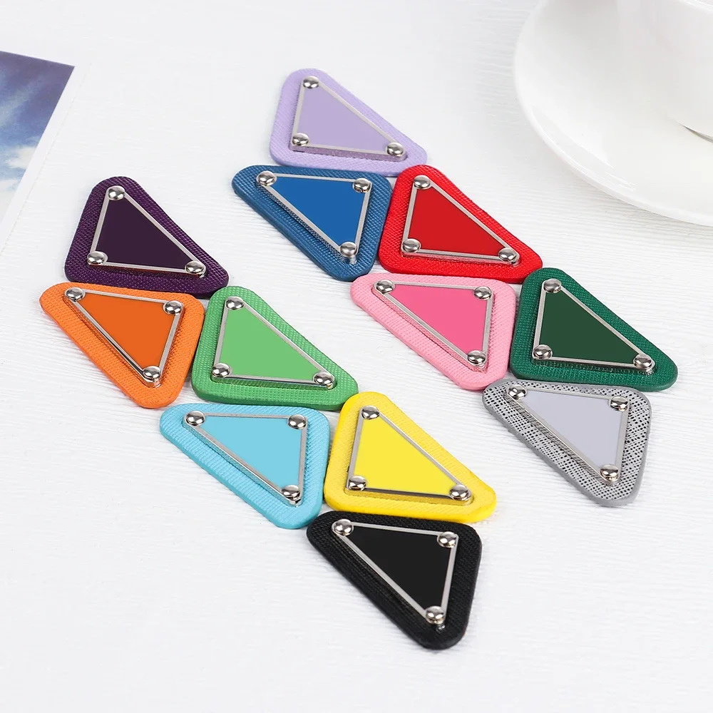 Inverted Triangle Clothing Patches DIIY Embroidered Clothing Shoes Hats Headbands Hair Clips Rubber Band Accessories