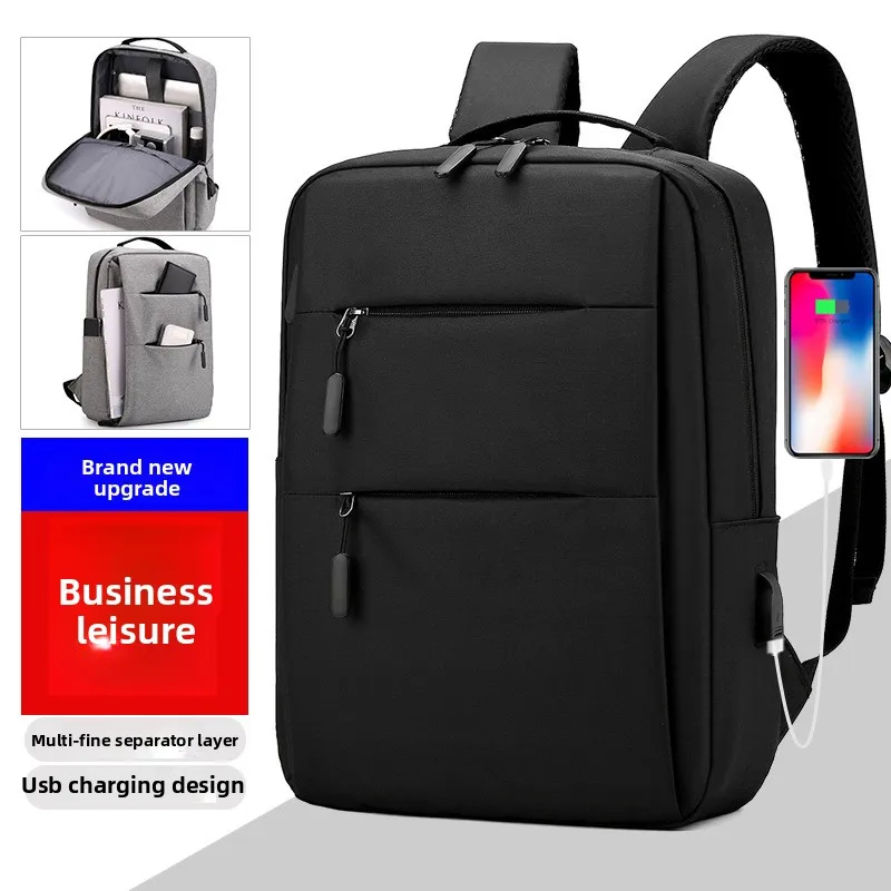 

2025 New Backpack for Men and Women Usb Charging Wear-resistant Backpack 15.6 Inch Casual Business Travel Computer Bag
