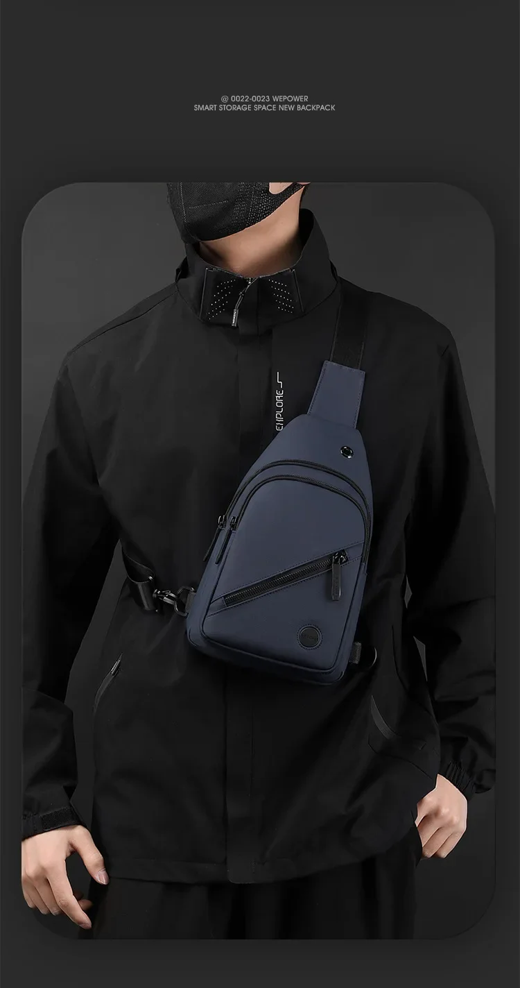 Lightweight Men's Chest Bag Image 4