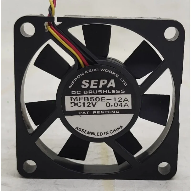 H  1 pcs SEPA MFB50E-12A 5010 12V 0.04A 5cm ultra quiet cooling fan